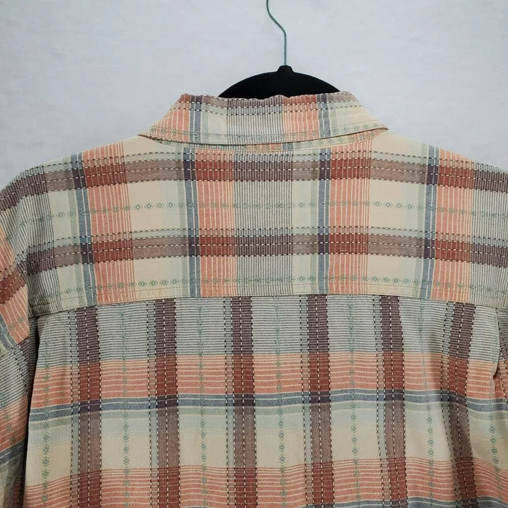 XXL The Territory Ahead Plaid Shirt Button Down Men's Long Sleeve Pocket - Picture 8 of 13